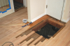 Salem Oregon red oak hardwood floor vent hole repair