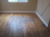 Salem Oregon hardwood floor refinish - before
